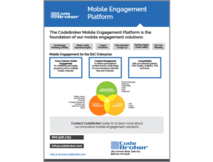 Product Sheet: Mobile Engagement Platform